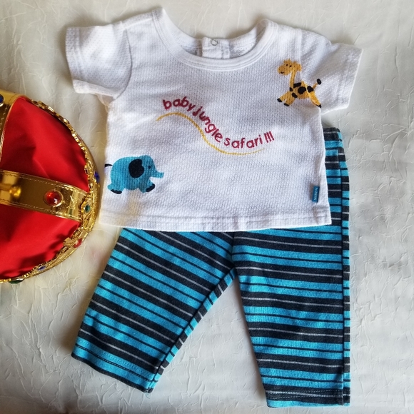 Other - 👑 2 pc 3-6m Shirt SS + Pants
